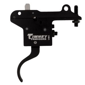 Timney Triggers 401 Featherweight Curved Trigger with 3 lbs Draw Weight & Black Finish for Winchester 70 Right