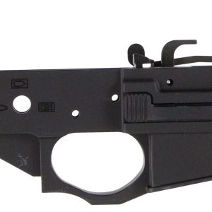 Spikes Tactical STLS920 Spider Stripped Lower Receiver 9mm Luger 7075-T6 Aluminum Black Anodized for AR-15, Compatible w/Glock Mags