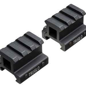 TruGlo TG8982B Picatinny Riser Mount Matte Black Anodized
