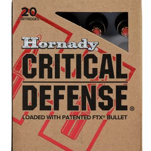 Hornady 80270 Critical Defense 223Rem 55gr Flex Tip eXpanding 20 Per Box/10 Case