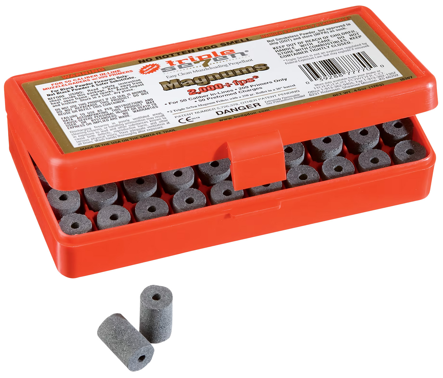 Hodgdon T7MAG Triple Seven Magnum Pellets 50 gr 50 Per Box/12 Boxes Per Case