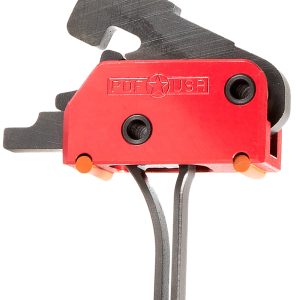 Patriot Ordnance Factory 00858 Drop-In Black/Red Flat Trigger Single-Stage