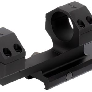 Aim Sports MTCLF115 Cantilever Scope Mount/Ring Combo Black Anodized Aluminum Rifle 1" Tube Medium Rings
