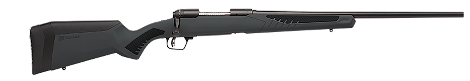 Savage Arms 57040 110 Hunter 30-06 Springfield 4+1 22", Matte Black Metal, Gray Fixed AccuStock with Accufit