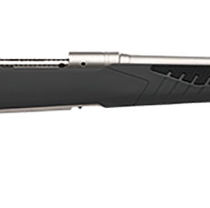 Savage Arms 57079 110 Storm Full Size 270 WSM 2+1 24" Matte Stainless Button-Rifled Barrel, Matte Drilled & Tapped Stainless Steel Receiver, AccuStock Matte Gray Synthetic Stock, Right Hand