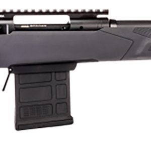 Savage Arms 57006 110 Tactical Full Size 308 Win 10+1 20" Matte Black Heavy Threaded Barrel, Matte Black Drilled & Tapped Carbon Steel Receiver, Adj AccuStock Matte Gray Synthetic Stock, Right Hand