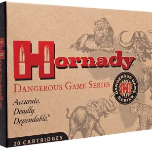Hornady 82322 Dangerous Game 375H&HMag 300gr Dangerous Game Solid 20 Per Box/6 Case