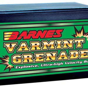 Barnes Bullets 30198 Varmint Grenade Ultra High Velocity 223Rem 50gr Flat Base Hollow Point 100/Box