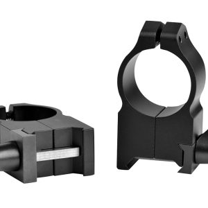 Warne 203LM Vertical Rings Maxima Matte Black 1" Extra High Quick Detach 0 MOA