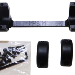 DNZ MPS1M Game Reaper-Mossberg Scope Mount/Ring Combo Matte Black 1"