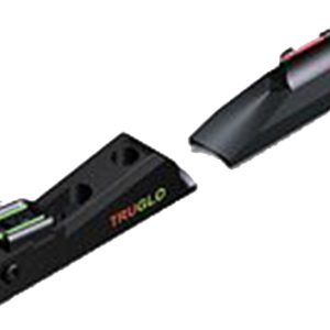 Truglo TG958X Muzzle Brite Sight Set In-Line Muzzleloaders Adjustable Red/Green Black Ghost Ring