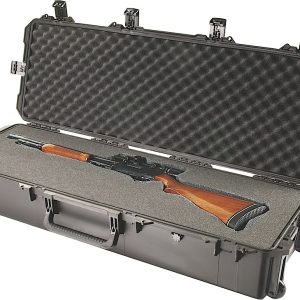 Pelican IM3220X0001 Storm Long Case 44" Black HPX Resin 2 gun w/Wheels