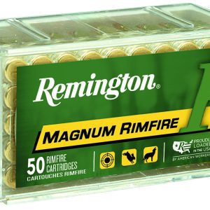 Remington Ammunition 21172 Magnum Rimfire 22WMR 40gr Pointed Soft Point 50 Per Box/40 Case