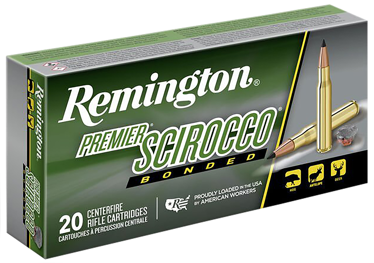Remington Ammunition 29322 Premier Scirocco Bonded 270Win 130gr Swift Scirocco Bonded 20 Per Box/10 Case