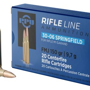 PPU PP3006G Standard Rifle 30-06Springfield 150gr Full Metal Jacket 20 Per Box/10 Case