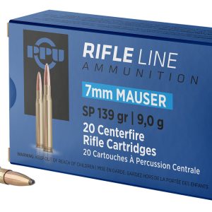 PPU PP7 Metric Rifle 7mmMauser 139gr Soft Point 20 Per Box/10 Case