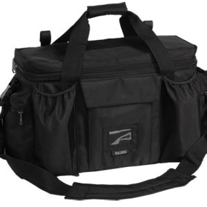 Bulldog BD920 Deluxe Police & Shooter XL Black Nylon w/ Removeable Dividers, Storage Pockets
