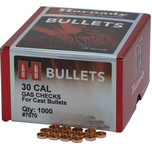 Hornady 7070 Crimp-On Gas Checks 30 Cal Cast Bullets/ 1000 Per Box