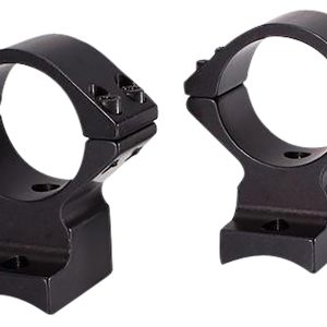 Talley 950734 Scope Mount/Ring Combo  Black Anodized 1" Tube Weatherby Vanguard High Rings