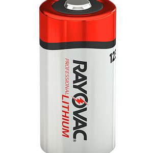 Rayovac RL123A2 123A Lithium Silver/Red 3 Volts 1,500 mAh (2) Single Pack