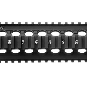 Troy Ind SRAIMRFD9BT00 Drop In Accessory Rail AR-15 Black Hardcoat Anodized Aluminum