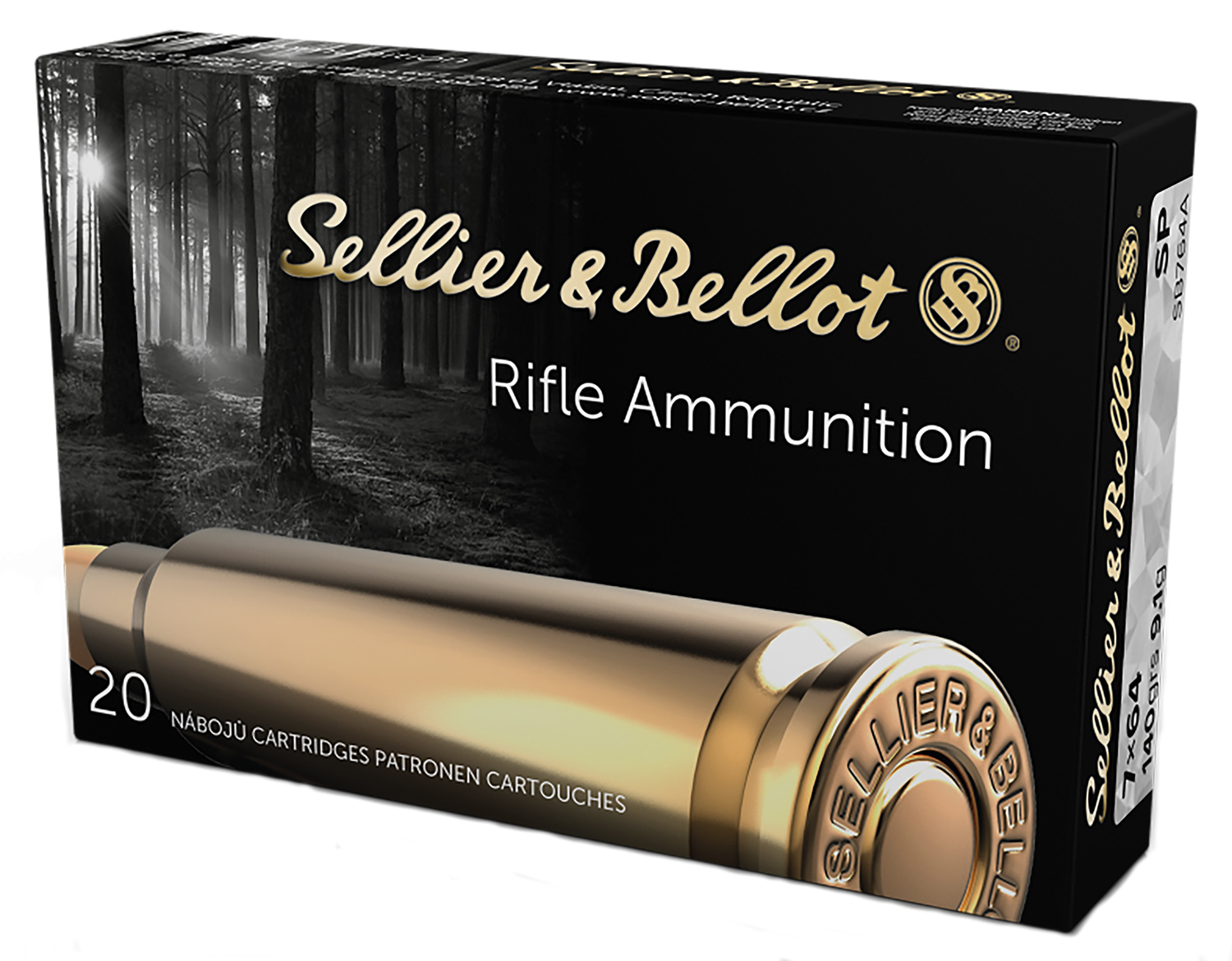 Sellier & Bellot SB764A Rifle 7x64mmBrenneke 140gr Soft Point 20 Per Box/20 Case