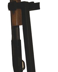 Rugged Gear 10083 Floor Mount Gun Rack Permanent 2 Rifle/Shotgun Black Metal