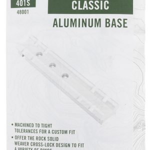 Weaver Mounts 48001 Top Mount Base 401S Silver Smith & Wesson L/K/N Frame