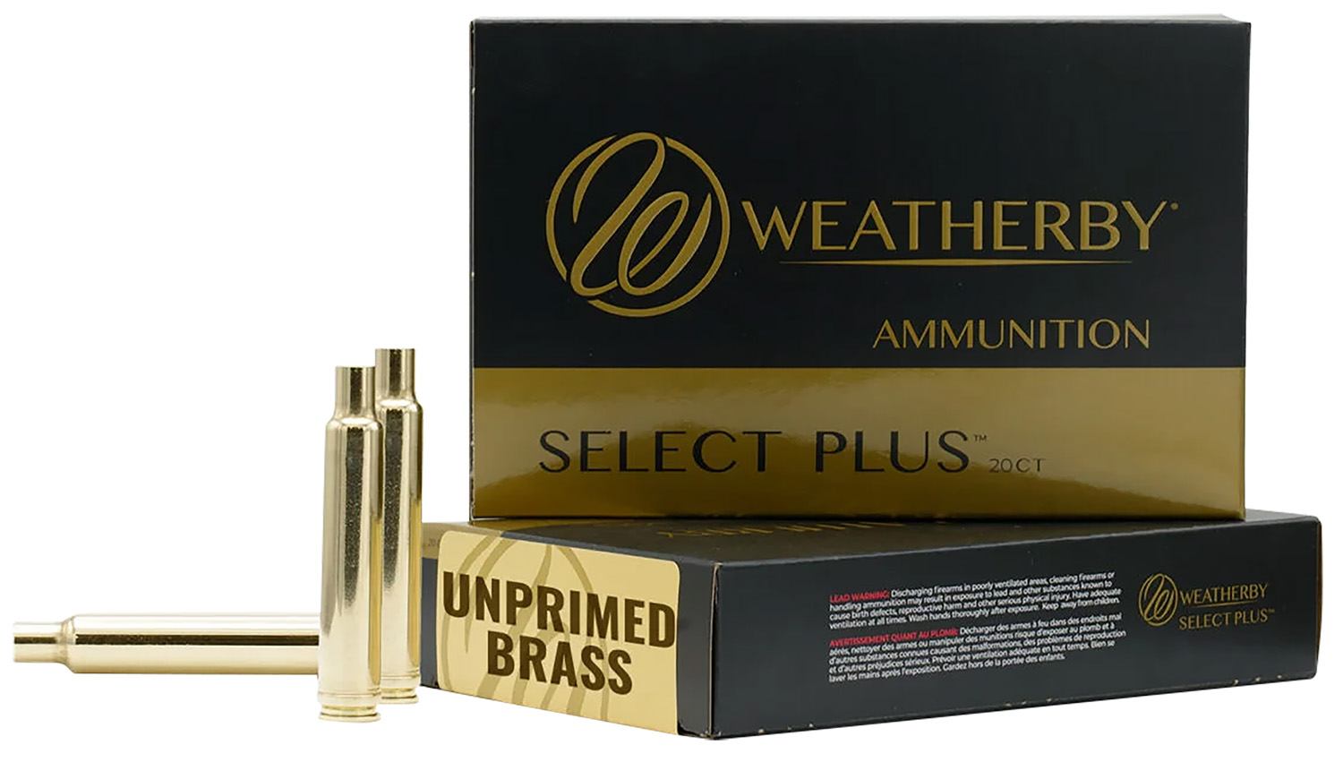 Weatherby BRASS7MM Unprimed Cases 7mmWthbyMag Rifle Brass 20/Box