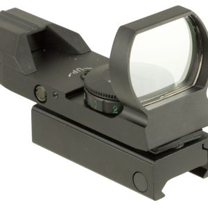 TruGlo TG-8370B Open Dot Sight Black Anodized 1x 34mm 5 MOA Dual (Red/Green) Illuminated Dot Reticle