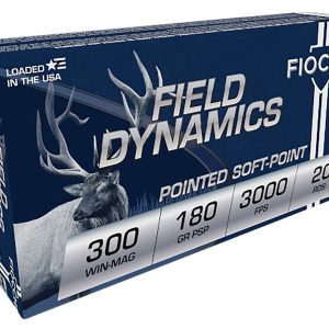 Fiocchi 300WMB Field Dynamics 300WinMag 180gr PSP Interlock BT 20 Per Box/10 Case