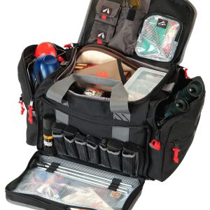 GPS Bags 2014LRB Large Black Nylon w/ Lift Ports, Storage Pockets, Visual ID Storage System & Holds 5 Handguns or More & Ammo Includes 4 Ammo Dump Cups