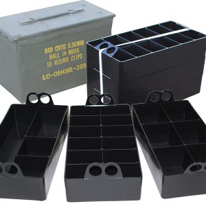 MTM Case-Gard ACO Ammo Can Organizer Insert  Black Polypropylene