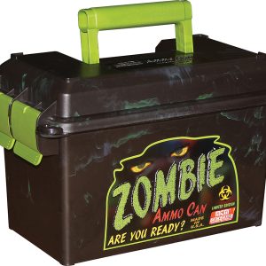 MTM Case-Gard AC50Z Ammo Can 50Cal Rifle Black w/Zombie Green Accents Polypropylene