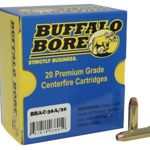 Buffalo Bore Ammunition 9B20 Heavy Strictly Business 444Marlin 300gr Semi Jacketed Flat Point 20 Per Box/12 Case