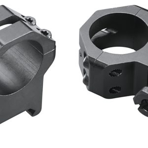 Weaver Mounts 48362 Four-Hole Skeleton Rings  Matte Black 1" Extra High