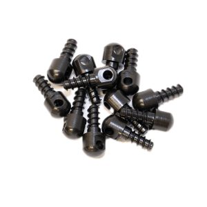 GrovTec US Inc GTHM60 Wood Screw Swivel Studs 0.5" 12-Pack Black
