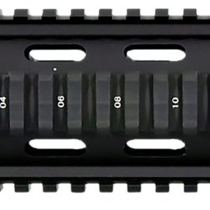 Aim Sports MT021 M4 Handguard 6" Carbine Style Made of Aluminum with Black Anodized Finish & Quad Rail