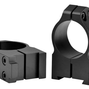 Warne 2BM Maxima Matte Black Steel 1" Tube High Vertical Split Dovetail, 0 MOA Fits CZ 550