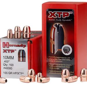 Hornady 44050 XTP 44 Cal .430 180 gr Hollow Point 100 Per Box/ 15 Case