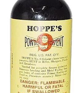 Hoppe's 916 No. 9 Bore Cleaner Removes Carbon Powder & Lead Fouling Child Proof Cap 1 Pint (16 oz.) Bottle 10 Per Pack