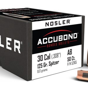 Nosler 52165 AccuBond 30Cal 125gr Spitzer Point 50/Box