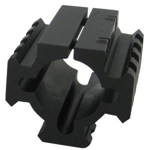 TacStar 1081100 Shotgun Rail Mount Black 1.80" Long