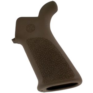 Hogue 15033 OverMolded Beavertail Cobblestone Desert Tan Rubber Pistol Grip for AR-15, M16