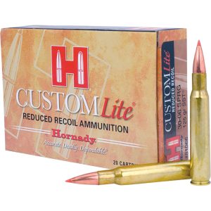 Hornady 81066 Custom Lite 30-06Springfield 125gr Super Shock Tip 20 Per Box/10 Case