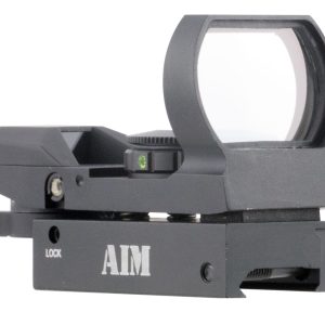 Aim Sports RT4WF1 Reflex Sight Warfare Edition Matte Black 1x 24mm x 34mm Red/Green Multi Reticle