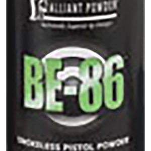 Alliant Powder BE86 Pistol Powder BE-86 Pistol Multi-Caliber 1 lb