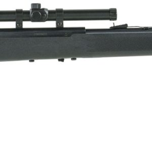 Savage Arms 40061 64 FLXP Full Size 22 LR 10+1 21" Matte Black Sporter Barrel, Matte Black Grooved Carbon Steel Receiver, Matte Black Fixed Synthetic Stock, 4x15mm Scope, Left Hand