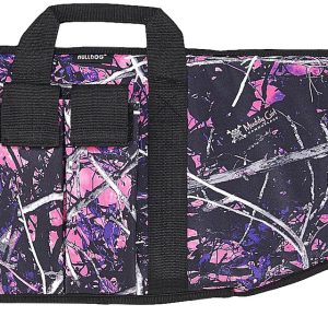 Bulldog MDG1043 Extreme Tactical 43" Muddy Girl Camo Water-Resistant Nylon Camo, Black Trim, Tricot Lining, 4 External Velcro Magazine Pouches