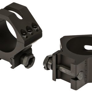 Weaver Mounts 99682 Six-Hole Picatinny Rings Matte Black 34mm Low